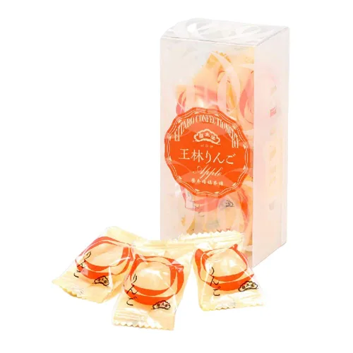 Eitaro Sohonpo - Caramelo de fruta natural Eitaro Apple 12 piezas, caramelo japonés, Wagashi, hecho a mano, sin aditivos, fabricado en Japón