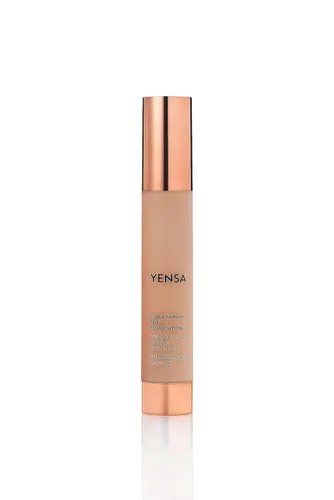 Miniatura 20 de YENSA Base de maquillaje de suero – Base de cobertura completa súper sedosa enriquecida con péptidos, vitamina C y ácido ferúlico para ayudar a 34