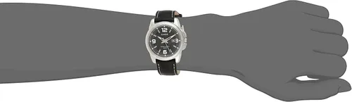 Miniatura 4 de Casio LTP1314L-8AV Reloj de cuarzo de cuero negro con esfera negra para mujer