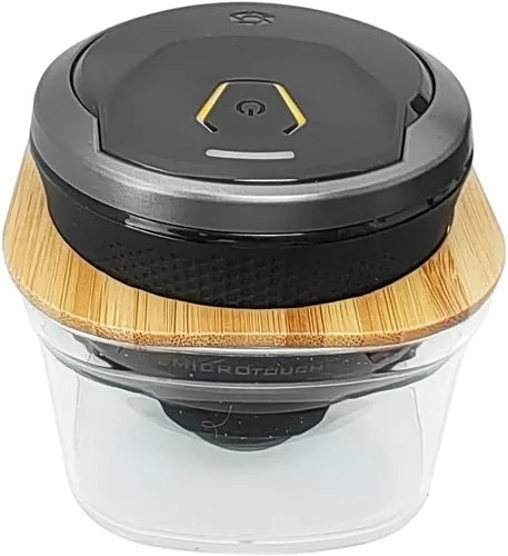 Miniatura 4 de Soporte de enjuague de bambú compatible con Microtouch Titanium Electric Head Shaver