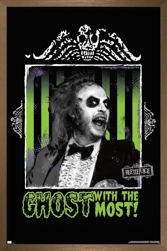 Miniatura 14 de Trends International Beetlejuice - Póster de fantasma con la mayoría de la pared, 34 pulgadas de largo x 22.4 W, paquete de póster y montaje prémium