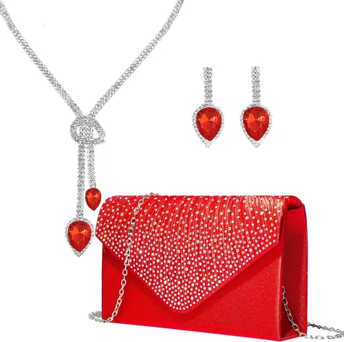 Miniatura 8 de LETODE Bolsos de mano para mujer, bolsos de noche y embragues para mujer, bolsos de sobre, bolsos de fiesta, baile de graduación, bolso de boda