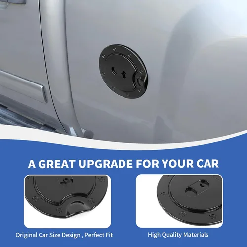 Miniatura 6 de RAZPOY Negro Tapa de Repuesto para Tanque de Gasolina Compatible con Chevy Silverado y GMC-SIERRA 2007-2013