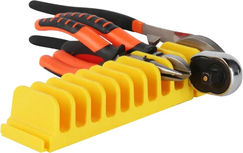 Miniatura 7 de DEHOYI Juego de 24 organizadores magnéticos para alicates para almacenamiento en caja de herramientas y cajones Soportes modulares para alicates