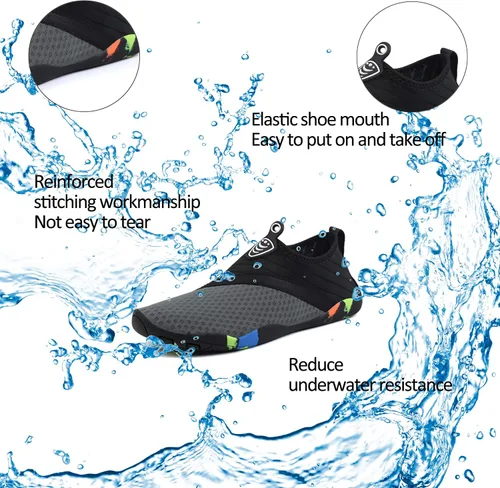 Miniatura 4 de Aqua Water - Calcetines deportivos para hombre y mujer, secado rápido, con parte superior de malla