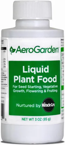 Miracle-Gro AeroGarden Fertilizante Líquido para Plantas para Uso en Jardín Hidropónico AeroGarden para Interiores, 3 fl. oz.
