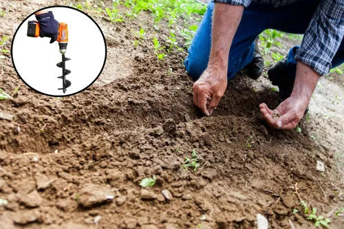 Miniatura 4 de Ashman - Broca de taladro de 3 x 14 pulgadas para plantar bulbos, un paquete