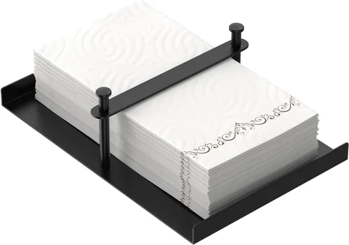 Servilletero plano para mesa, dispensador de servilletas de cocina, bandeja para toallas de invitados, bandeja rectangular para comedor, facturas de