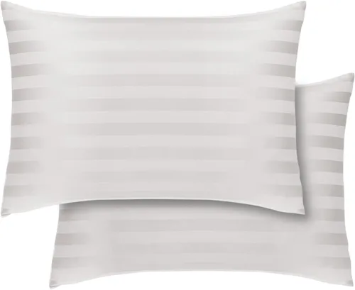 Miniatura 13 de Funda de Almohada de Viaje 12x18 Paquete de 2 Piezas 100% Algodón Egipcio Cierre de Sobre 500 Número de Hilos Funda de Almohada para Niños Pequeños