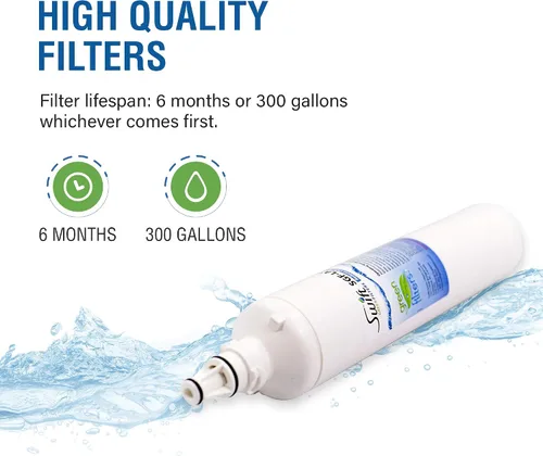 Miniatura 3 de Swift Green Filters SGF-LA50 Filtro de agua compatible para refrigerador LG LT600P, 5231JA2006A, 46-9990, EFF-6003A, EFF-6004A, fabricado en Estados