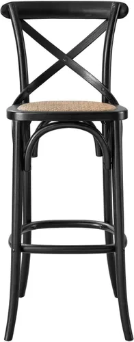 Miniatura 4 de Modway Taburete Gear Bar en Negro, 19 x 17.5 x 43.5
