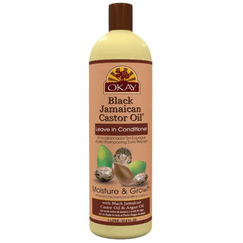 Miniatura 17 de OKAY - Acondicionador sin enjuague con aceite de ricino jamaicano negro - Todo tipo de cabello/texturas - Repara, hidrata, hace crecer un cabello