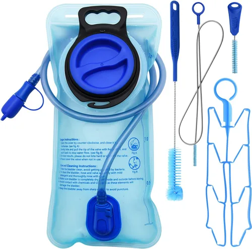 Miniatura 8 de Mdvora - Bolsa de hidratación de 1.5L/2L/2.5L/3L, bolsa de almacenamiento de agua con gran abertura, para ciclismo, senderismo, acampada
