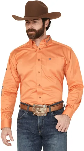 Miniatura 54 de Ariat Camisa de sarga con logotipo del equipo para hombre
