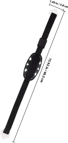 Miniatura 4 de Toddmomy 1 correa universal de barbilla para casco con correa elástica negra y copa de barbilla, correa ajustable para casco para protección general