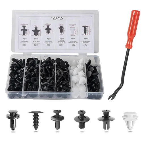 Miniatura 16 de OTUAYAUTO Kit surtido de clips de retención de línea de combustible de 70 piezas, clips de línea de transmisión y refrigerante, 3/8 y 5/16