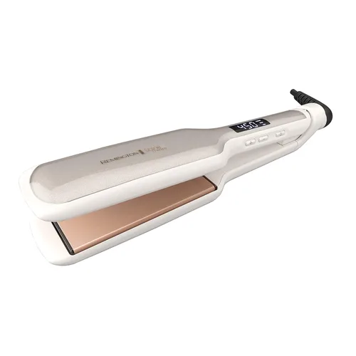 Miniatura 3 de Remington Shine Therapy - Alisadora de cabello de 2 pulgadas, plancha alisadora infundida con aceite de argán y queratina, plancha alisadora