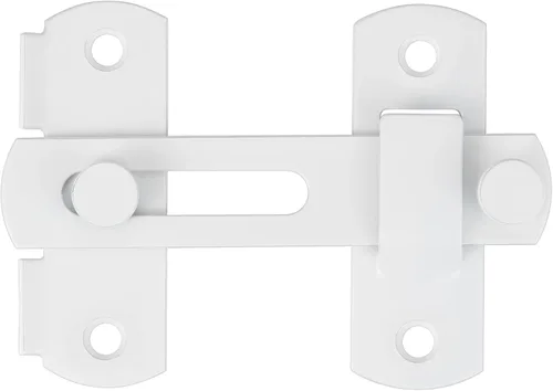 Miniatura 5 de INIRET 8 Paquetes de Pestillos para Puerta de Granero, Acero Inoxidable Blanco, Pestillo de Puerta Abatible de Granero, Cerradura de Puerta Bi-fold