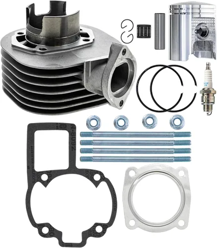 NICHE Kit de juntas de pistón de cilindro de gran diámetro para Suzuki Kawasaki KFX80 Quadsport 80 LT80 Quadrunner 250 11210-40B01 (2.008 in)