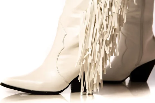 Miniatura 2 de Cape Robbin Cowtown - Botas vaqueras de media pantorrilla para mujer, botas vaqueras occidentales con tacones gruesos