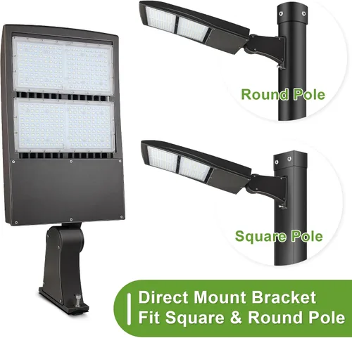Miniatura 4 de Luces LED de estacionamiento de 300 W, 20 KV de protección contra sobretensiones luces LED para caja de zapatos con montaje directo de brazos, 5000K