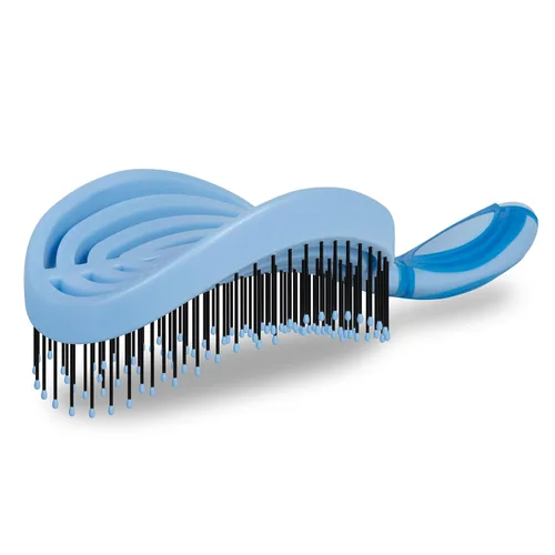 NuWay® DoubleC® Pro - Cepillo profesional para desenredar el cabello, cepillo patentado de doble curva para el cuidado del cuero cabelludo para
