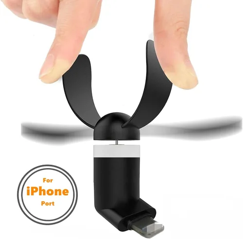 Miniatura 3 de Ventilador de teléfono celular para iPhone, compatible con iPhone 4/5/6/6S/7/8 Plus, X, XS Max, XR, 11/12/13/14 Mini Plus Pro Max SE 2/3,