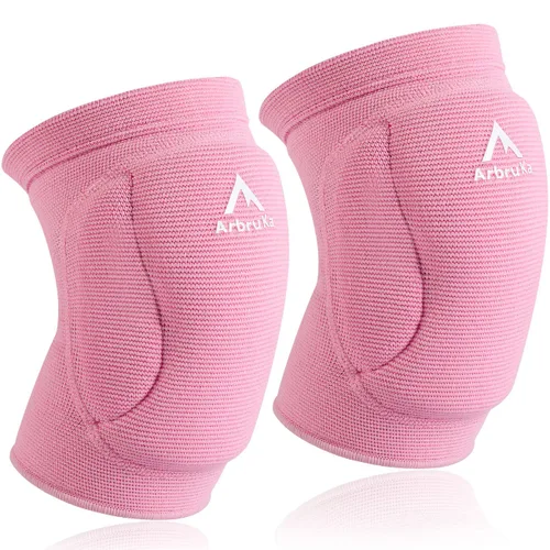 Rodilleras de voleibol para niñas y mujeres, protector de rodilla para alivio del dolor de rodilla. Esguinces de pantorrilla, férulas y soportes.