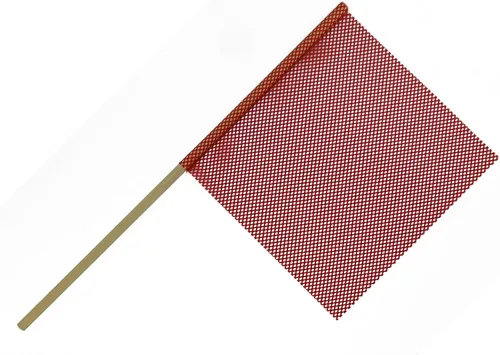 Miniatura 5 de Productos de advertencia de gran tamaño, bandera de advertencia de clavija, paquete de 12