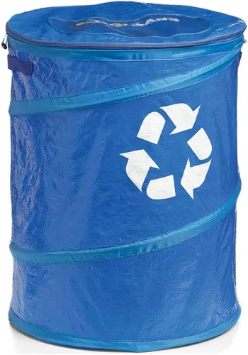 Coghlan's - Cubo de reciclaje plegable y ligero – Cubo de residuos plegable para acampada, viajes y uso al aire libre – Durable, portátil y que Azul