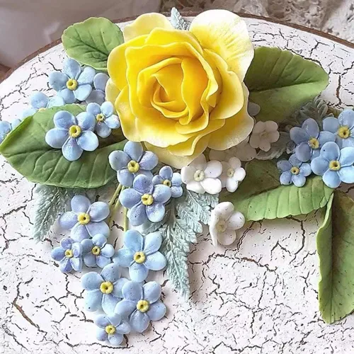Miniatura 4 de Moldes de flores de azúcar – Molde de veta para fondant de pétalos de silicona para boda, magdalenas, pastel, herramienta de decoración de pasteles