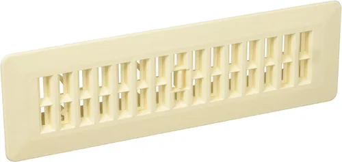 Decor Grates - Rejilla de plástico para piso, de 2 por 10 pulgadas, color almendra, PL210-AL