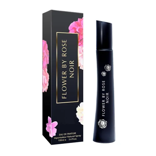 Miniatura 3 de Flower by Rose+Pink+Noir, colección de 3 piezas de perfume para mujer, botellas de fragancia para mujer, Eau de Parfum en espray natural, aroma