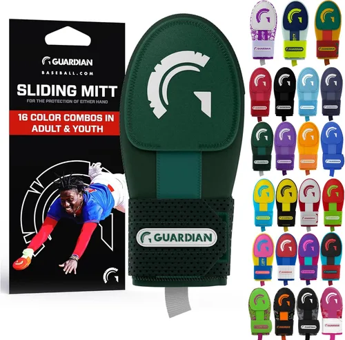 Miniatura 21 de Guante deslizante Guardian Baseball - Tallas para jóvenes y adultos - Guante deslizante para béisbol - Correa de compresión elástica