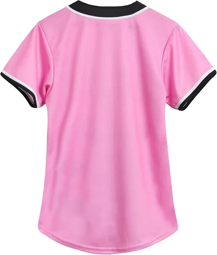 Miniatura 31 de Ropa de los años 90 para mujer, traje unisex de hip hop para fiesta, camiseta de béisbol Bel Air, camisa de manga corta con botones