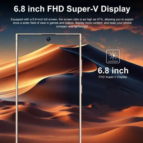 Miniatura 3 de Teléfono celular ultra desbloqueado, bolígrafo integrado, teléfono S22Ultra, batería de teléfono inteligente 4000mAh 6.8 "pantalla HD, Android 12.0