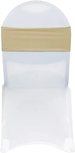 Miniatura 7 de YOUR CHAIR COVERS - Bandas elásticas de elastano para sillas, color negro (paquete de 10), bandas elásticas universales para banquetes, fiestas