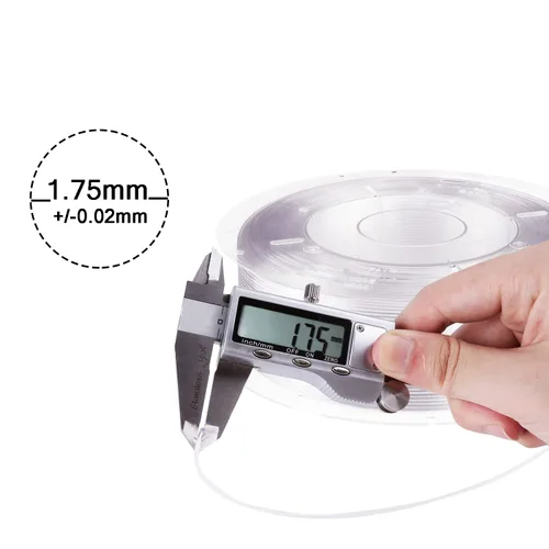 Miniatura 7 de SainSmart PRO-3 - Filamento de impresora 3D de PETG (tereftalato de polietileno) de primera calidad de 0.069'', negro y transparente y rosa intenso