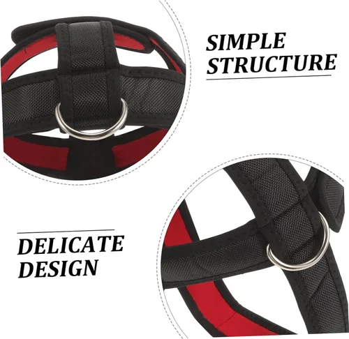 Miniatura 6 de Arnés de cabeza ajustable para fortalecer los músculos del cuello y mejorar la postura, ejercitador portátil para entrenamiento y rehabilitación