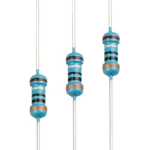 Miniatura 114 de 100pcs 1 ohm Resistor 1/4w (0.25 W) Resistencia fija de película metálica de tolerancia ±1%, múltiples valores de resistencia opcional