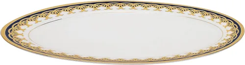 Miniatura 3 de Lorren Home Trends Juego de vajilla de porcelana de 57 piezas, Iris, servicio para 8