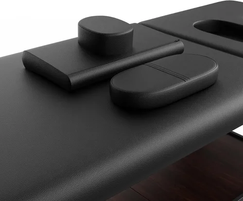Miniatura 4 de Mesa de masaje estacionaria resistente con pecho abierto y reposacabezas para mesa de tratamiento, mesa de terapia física, cama de masaje facial