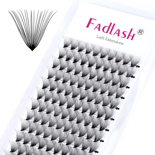 Miniatura 15 de Extensiones de pestañas postizas en abanico 10D Extensiones de pestañas postizas prefabricadas 0.05 0.07 de grosor Extensiones de pestañas postizas