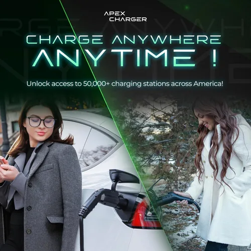 Miniatura 9 de *SOLO PARA TESLA* Conector ApexCharger PRO 1: adaptador J1772 a Tesla. Convierte estaciones de carga de vehículos eléctricos de CA portátiles