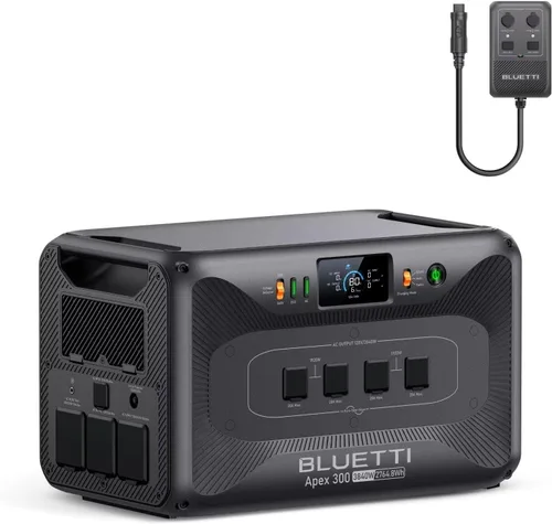 Miniatura 11 de BLUETTI Apex 300 - Estación de energía portátil, generador solar de 2764.8 Wh con batería de reserva con 6 salidas de CA de 3840 W