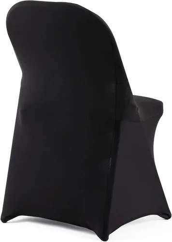 Miniatura 2 de Fundas plegables para sillas de fiesta, 12 piezas, fundas universales de elastano ajustables para bodas, banquetes, conferencias