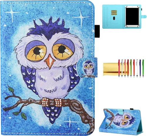 Miniatura 19 de Funda universal para tablet de 9.5 a 10.5 pulgadas, con soporte para lápiz capacitivo y ranuras para tarjetas de crédito para iPad de 9.7 pulgadas