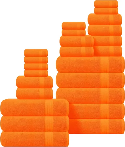 Miniatura 43 de GLAMBURG - Juego de 12 toallas faciales ultrasuaves de 13 x 13 pulgadas, 100% algodón, duraderas y altamente absorbentes, ideales para baño, cocina