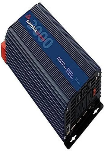 Samlex America SAM-3000-12 - Inversor de corriente de onda sinusoidal modificada de 3000 W, color azul