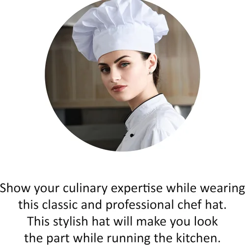 Miniatura 3 de Sombrero de chef personalizado - Nombre personalizado - Color - Fuente - Hilo